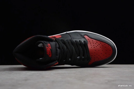 Banned Jordan Bred Black 555088-001 Retro  555088-001 1 High Air OG Red 0405